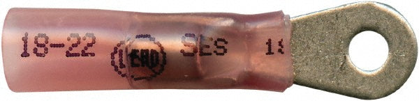 Nat'L Standard Parts Assoc MSC-23756-LF Closed Eyelet Ring Terminal Partially Insulated, 22 to 18 AWG, Solder Connection