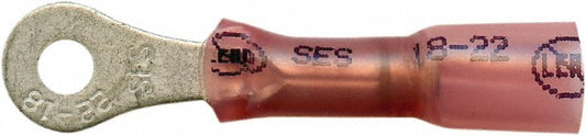 Nat'L Standard Parts Assoc MSC-KP151554-LF Closed Eyelet Ring Terminal Partially Insulated, 22 to 18 AWG