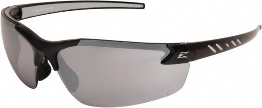 Edge Eyewear DZ117-G2 Safety Glasses Scratch-Resistant, Polycarbonate, Silver Lenses, Frameless