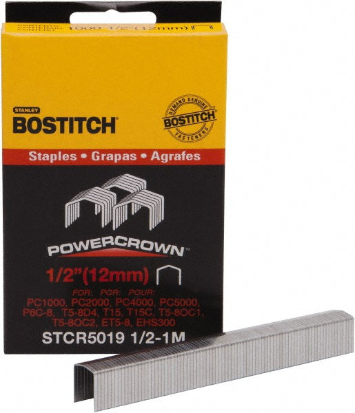 Stanley Bostitch STCR50191/2-1M Construction Staple 1/2" Leg Length,