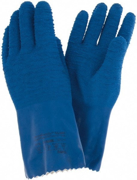 Ansell 62401100 Series 62-401 Chemical Resistant Gloves Size 10, 53.00 mil Thick, Latex, Supported, General Purpose Chemical-Resistant