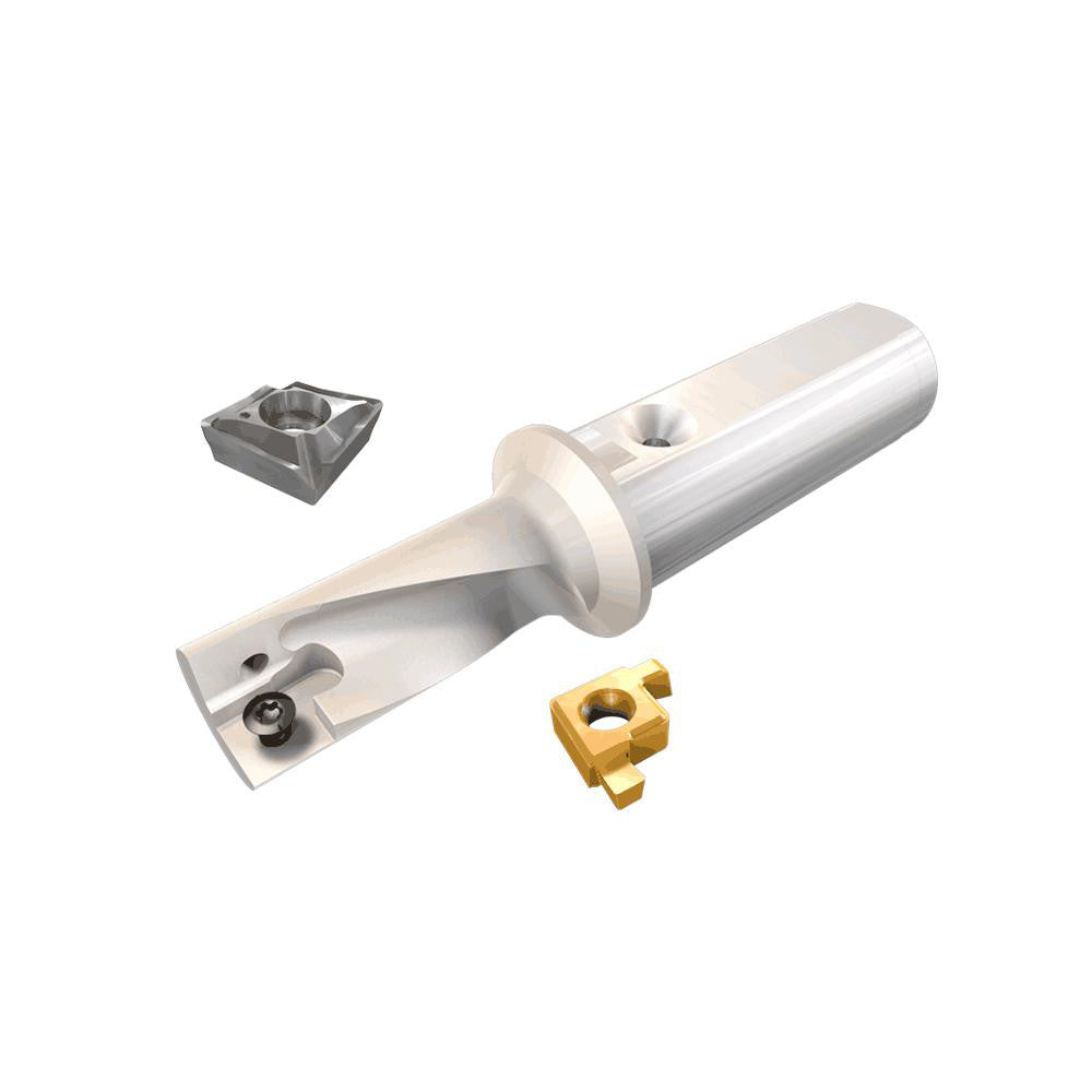 Iscar 3203772 Replaceable-Tip Drill 0.394" Dia, 0.89" Max Depth, 1/2" Shank