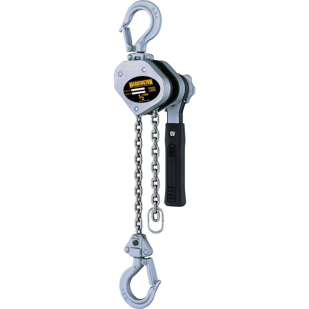 Harrington Hoist LX005-10 Manual Mini Lever Hoist 1000 lb Capacity, 10' Max Lift