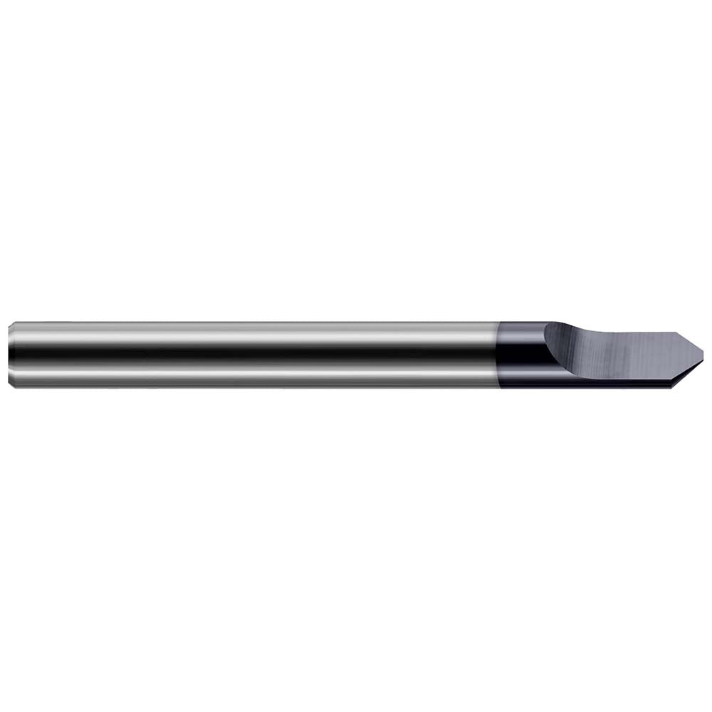Harvey Tool 50710-C3 Engraving Cutter 60 &deg, 1/8" Dia, 0.005" Tip Dia, Tipped Off Point, Solid Carbide