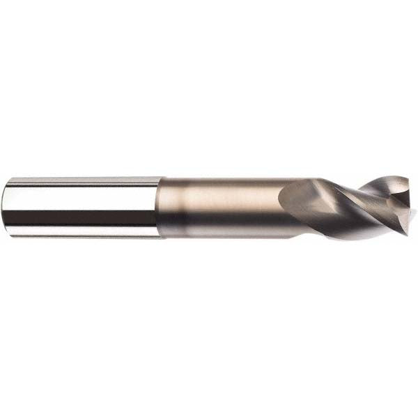 Kyocera SGS Precision Tools 35616 Corner Radius End Mill 1/2" Dia, 2" LOC, 0.01" Radius, 3 Flutes, Solid Carbide