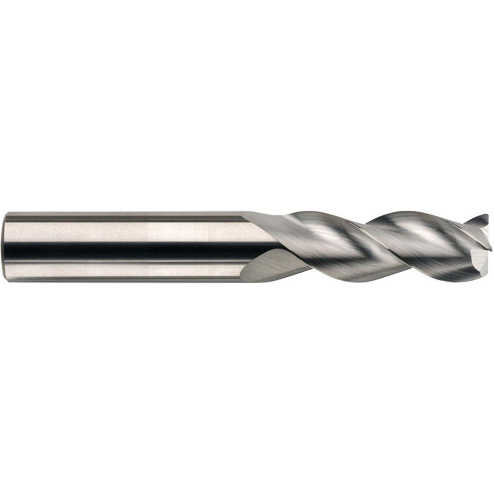 Kyocera SGS Precision Tools 35594 Corner Radius End Mill 3/8" Dia, 1-1/2" LOC, 0.03" Radius, 3 Flutes, Solid Carbide
