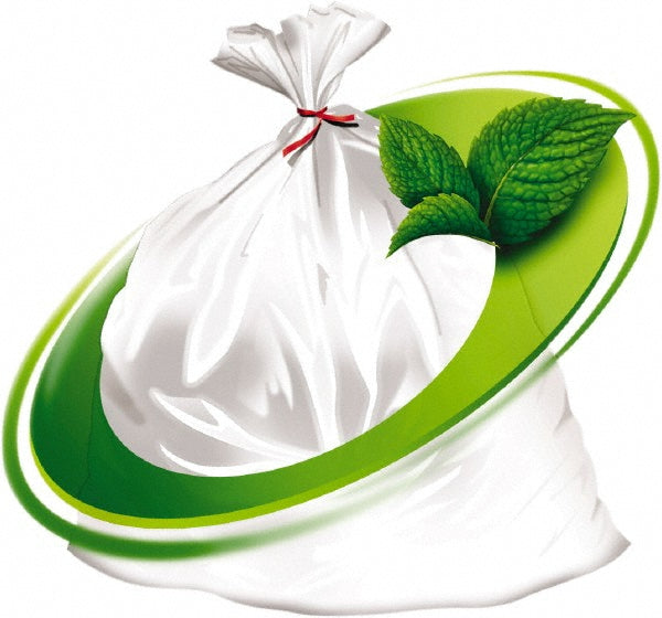 Mint-X MX3858XHC Rodent Repellent Trash Bags 60 gal, 1.3 mil, 100 Pack