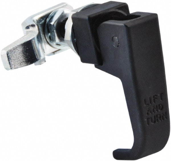 Southco Inc 62-10-25 Lift & Turn Compression Door Latch 2-1/4" OAL, 3/4" OAW, 2.78" OAH, Zinc-Plated Steel, Polished Chrome Finish