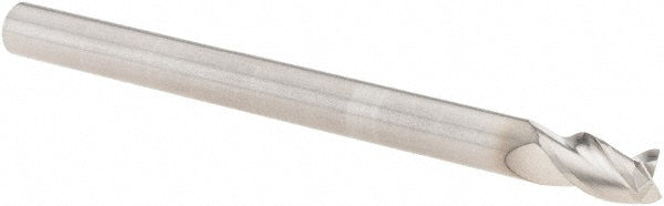 Kyocera SGS Precision Tools 34857 Square End Mill 3/16" Dia, 5/16" LOC, 3 Flute, Solid Carbide