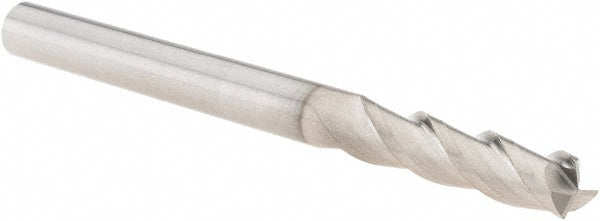 Kyocera SGS Precision Tools 34860 Square End Mill 1/4" Dia, 1" LOC, 3 Flute, Solid Carbide
