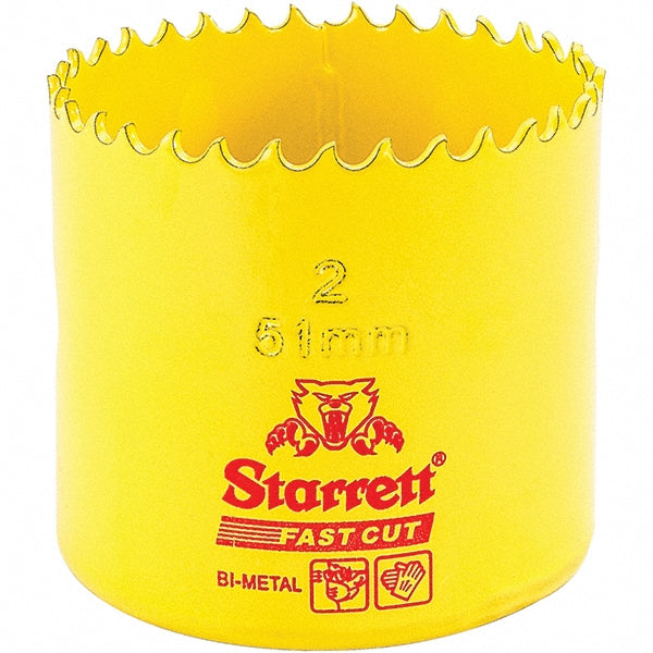 Starrett 00500 Hole Saw 2" Saw Dia, 1-5/8" Cut Depth