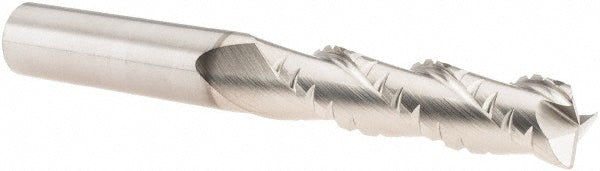 Kyocera SGS Precision Tools 33469 Corner Radius End Mill 1/2" Dia, 2" LOC, 0.03" Radius, 3 Flutes, Solid Carbide