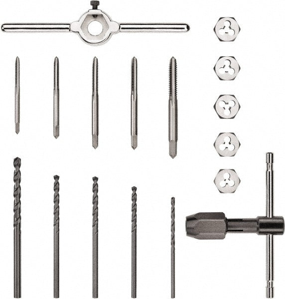 DeWALT DWA1451 Tap & Die Set #6-32 to 1/4-20 Taps, #6-32 to 1/4-20 Dies, UNC