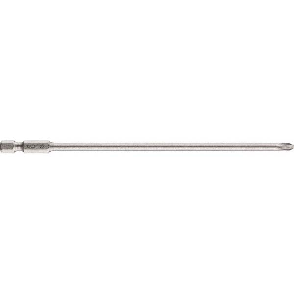 DeWALT DWA6PHC2-5 Phillips Screwdriver Insert Bit #2 Point, 1/4" Drive, 6" OAL