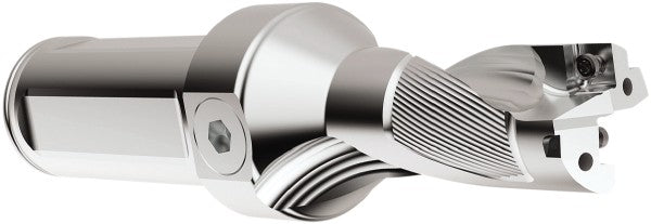 Seco 03080742 3" Max Drill Depth, 2xD, 1-1/2" Diam, Indexable Insert Drill