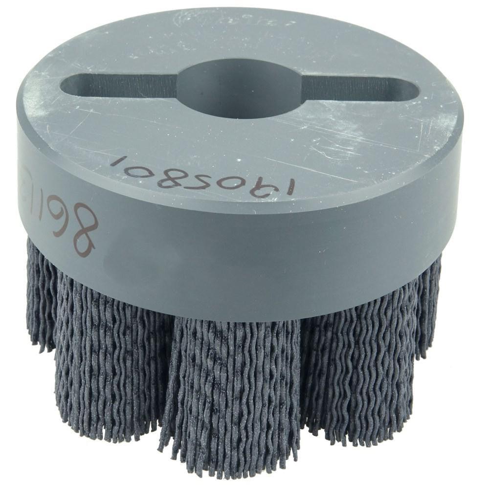 Weiler 86113 4" 120 Grit Ceramic Crimped Disc Brush
