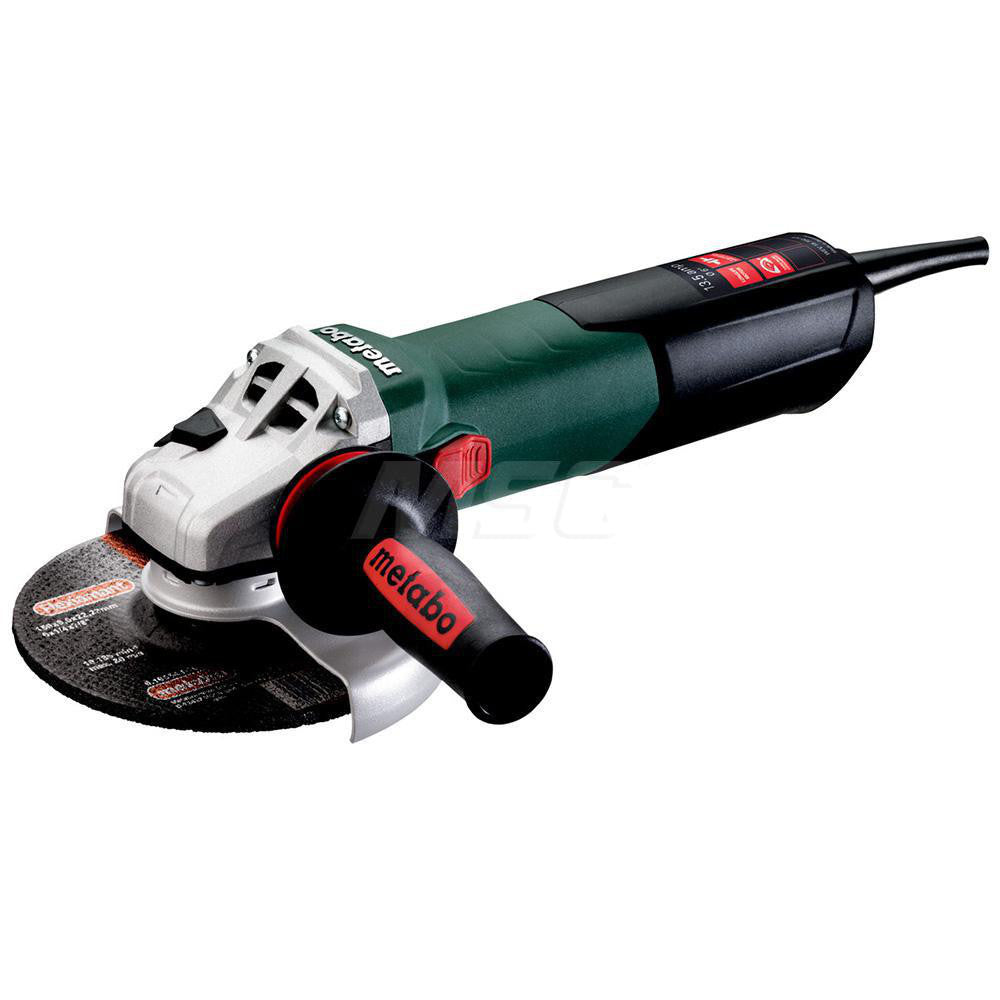 Metabo 600563420 Corded Angle Grinder 6" Wheel Dia, 2,000 to 7,600 RPM, 5/8-11 Spindle