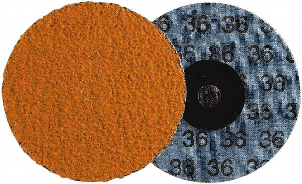 WALTER Surface Technologies 04C308 Quick-Change Disc 3" Disc Dia, 80 Grit, Aluminum Oxide, Coated