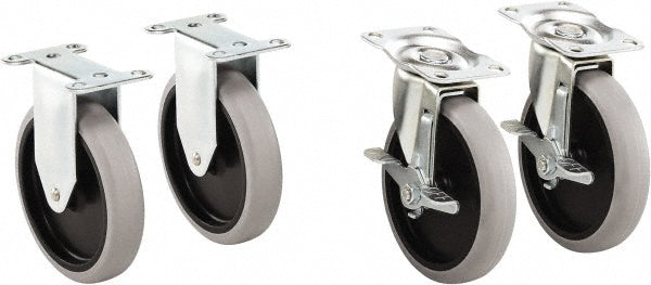 Rubbermaid 1997371 5-11/16" Long x 2-9/16" Wide x 5-13/16" High, Cart Replacement Casters