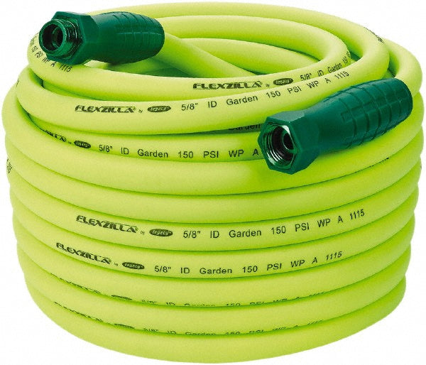 Legacy HFZG5100YWS Garden Hose 100 ft, 3/4" GHT Thread, Green, Hybrid Polymer, 150 psi