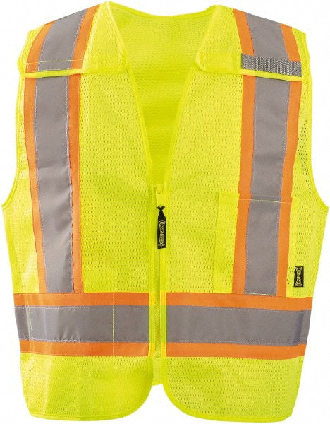 OccuNomix ECO-IMB2TX-YS High Visibility Vest  Small, Breakaway Vest,  ANSI Class 2