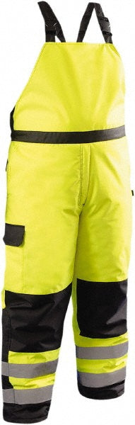OccuNomix LUX-WBIB-YL Bib Overalls Size Large, Polyester