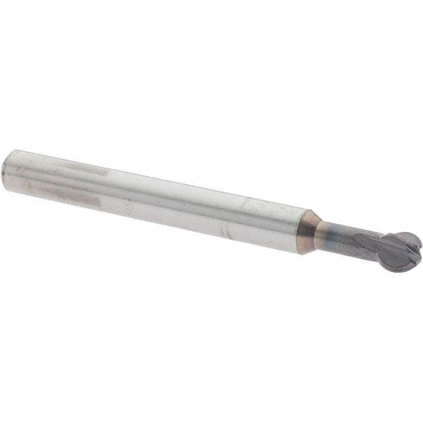 Accupro 39871181 Undercutting End Mill 1/4" Dia, 4 Flute, Solid Carbide