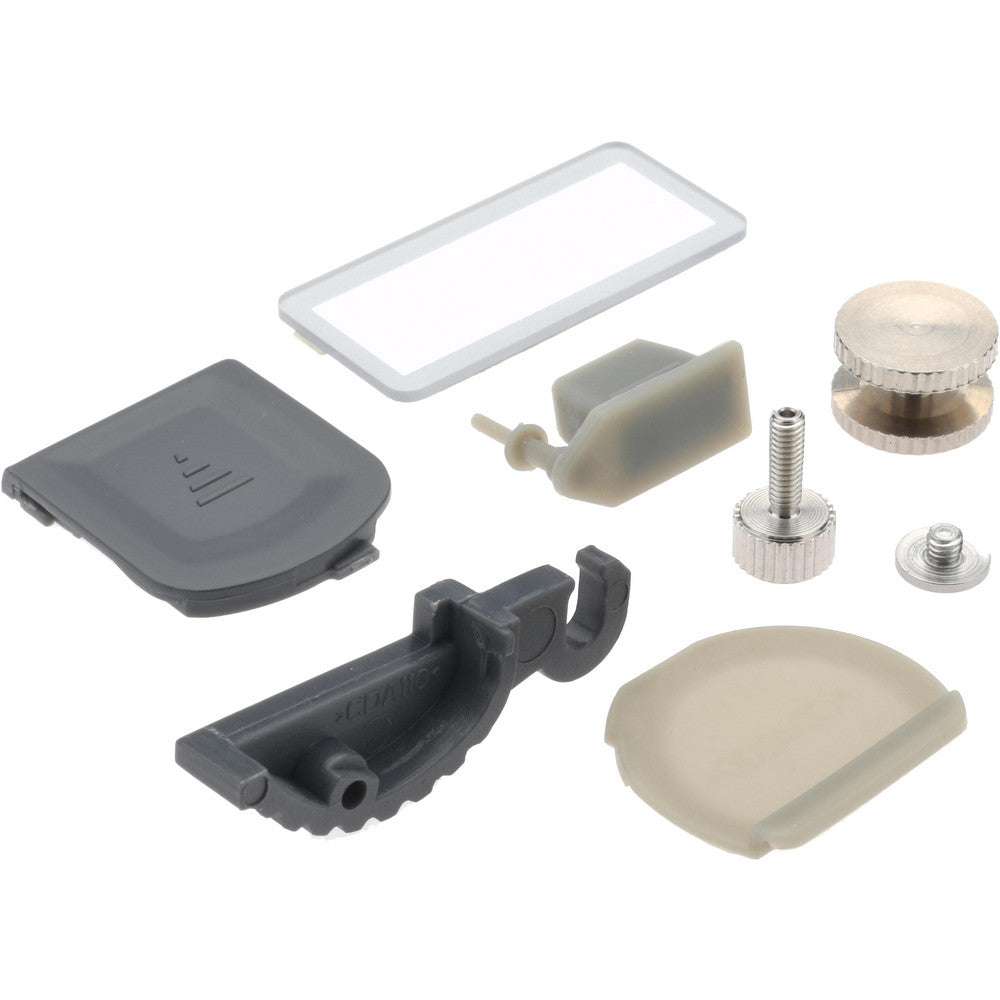 SPI 17-857-4 Caliper Spare Part Kit 8 Pc, Use with 6, 8 & 12" Electronic Calipers, Includes Anti-Water Cover, Battery Cover, Bracket, Data Cover, End Stop Screw, Lens, Lock Screw & Trolley Wheel & Screw