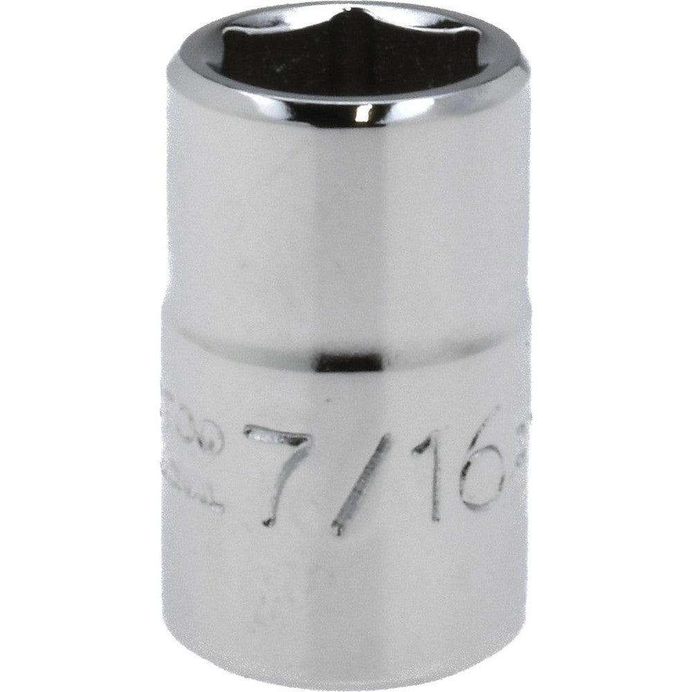 Proto J5214H Hand Socket 7/16" Socket, 6-Point