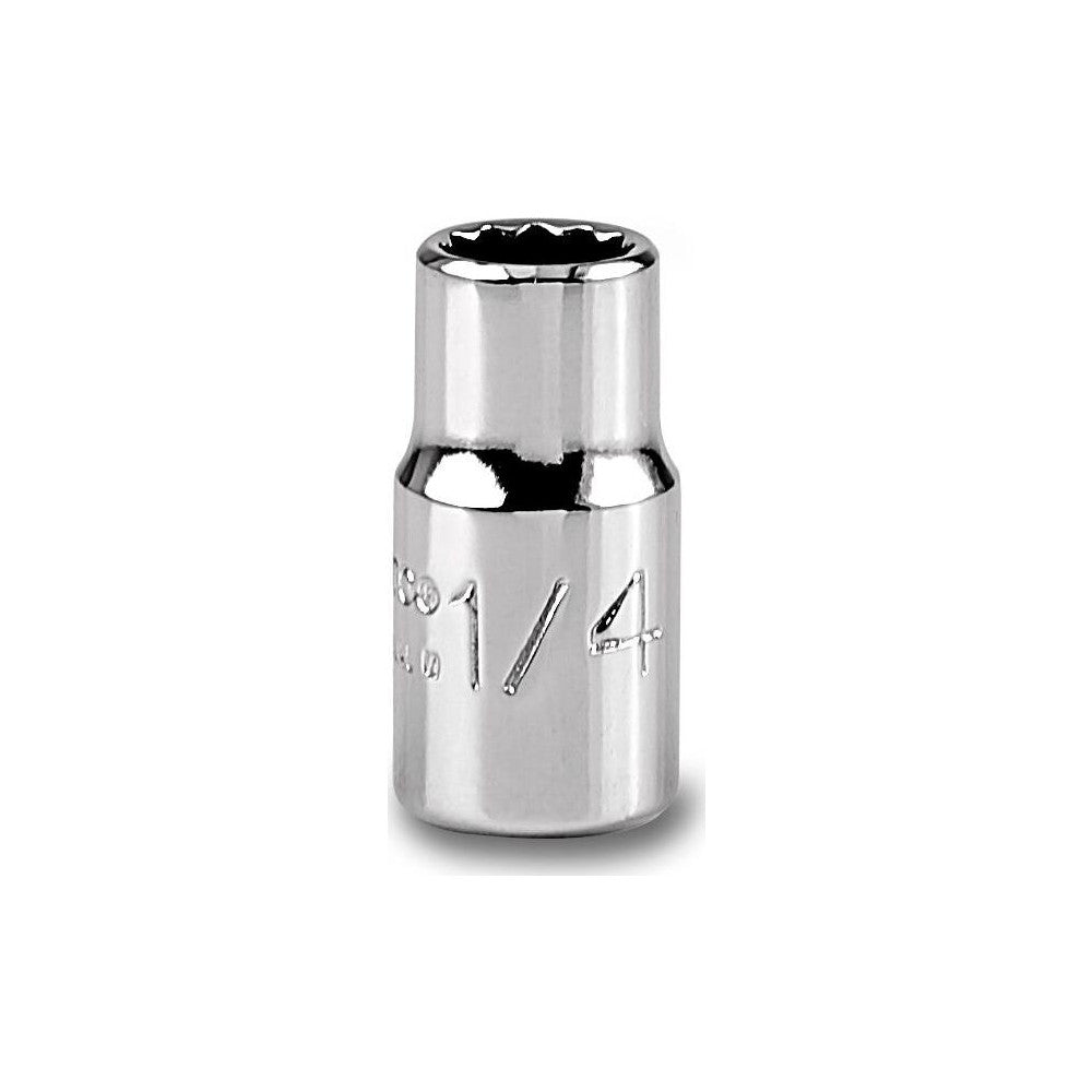 Proto J4708T Hand Socket 1/4" Socket, 12-Point