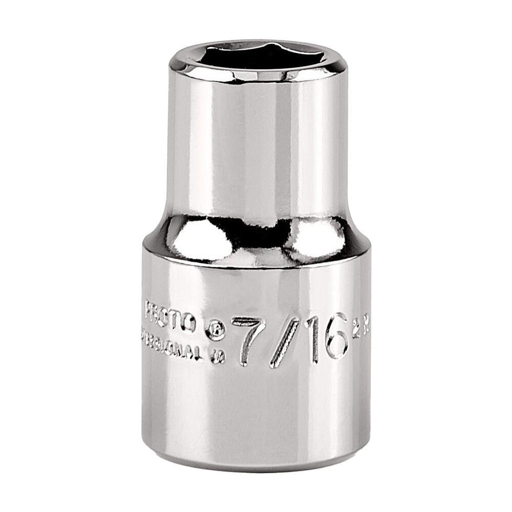 Proto J5414H Hand Socket 7/16" Socket, 6-Point