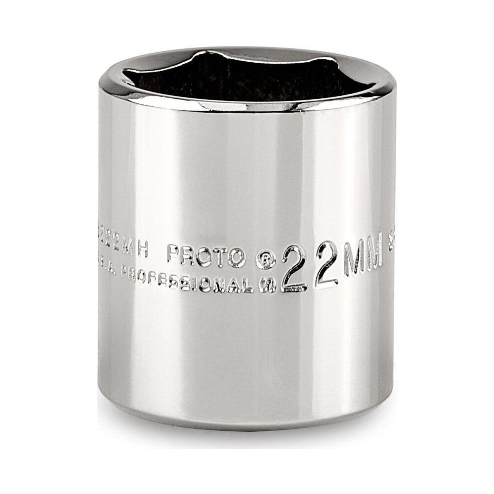 Proto J5222MH Hand Socket 22 mm Socket, 6-Point
