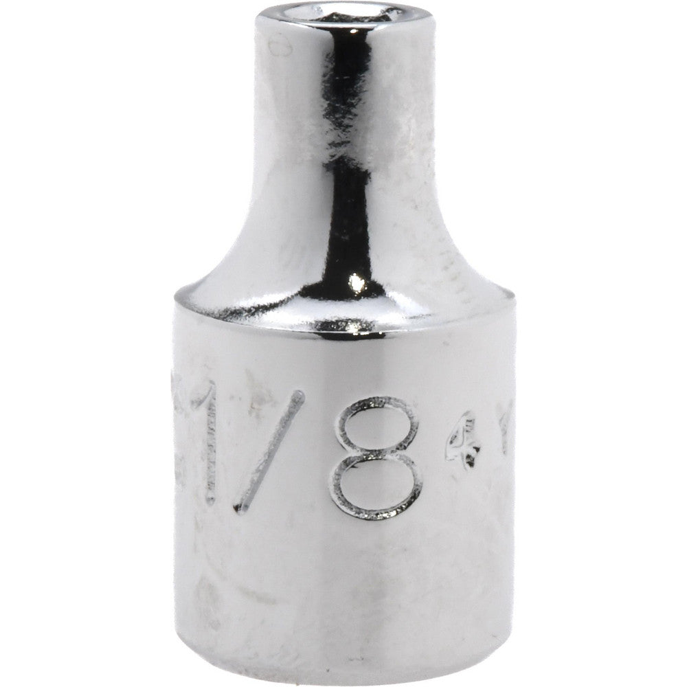 Proto J4704 Hand Socket 1/8" Socket, 6-Point