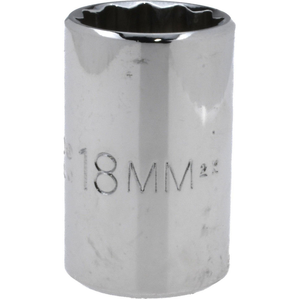 Proto J5418M Hand Socket 18 mm Socket, 12-Point