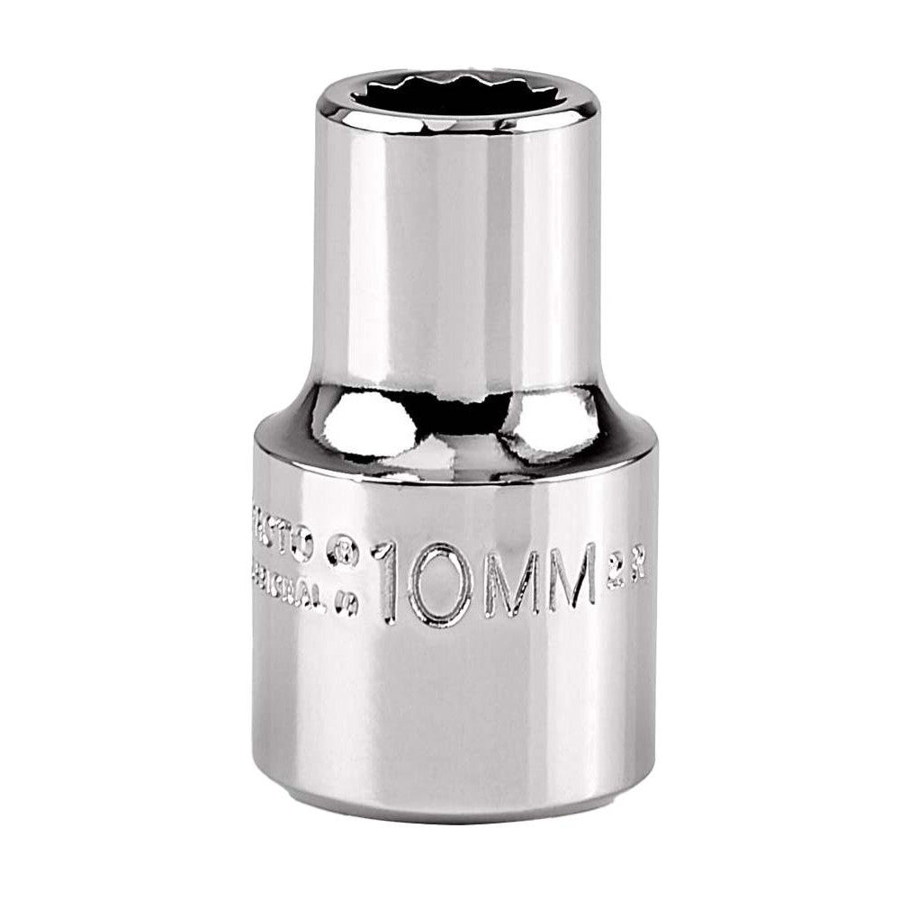 Proto J5410M Hand Socket 10 mm Socket, 12-Point