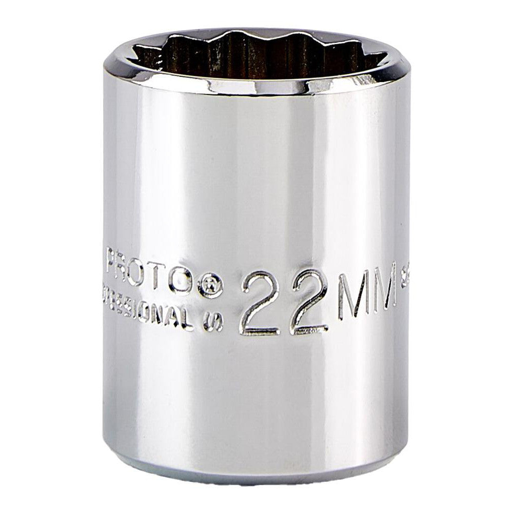 Proto J5422M Hand Socket 22 mm Socket, 12-Point