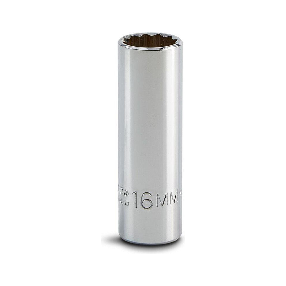 Proto J5016M Deep Hand Socket 16 mm Socket, 12-Point