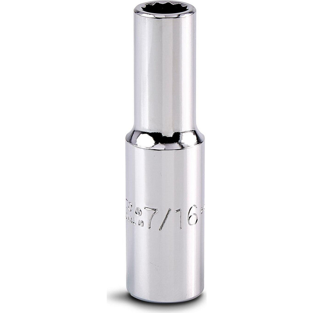 Proto J5314 Deep Hand Socket 7/16" Socket, 12-Point