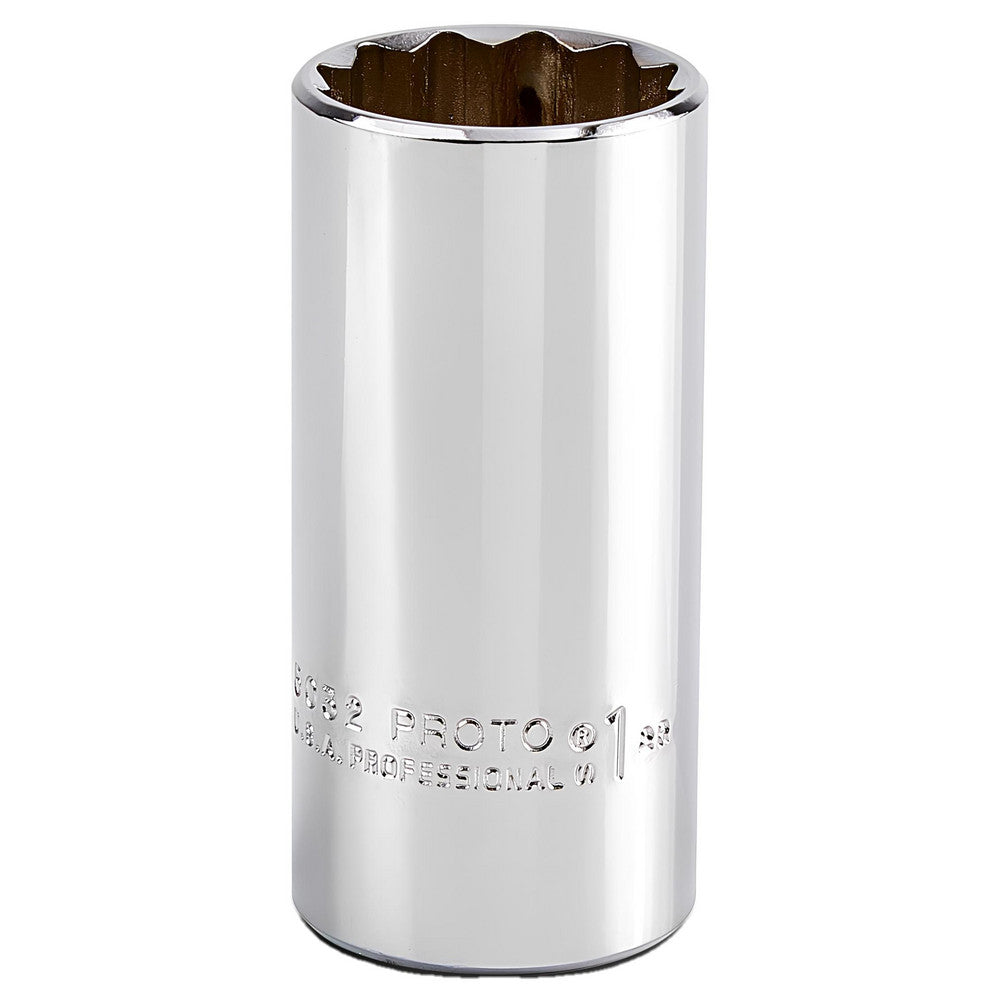Proto J5032 Deep Hand Socket 1" Socket, 12-Point