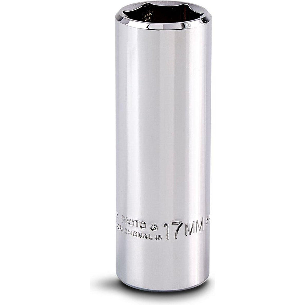 Proto J5017MH Deep Hand Socket 17 mm Socket, 6-Point