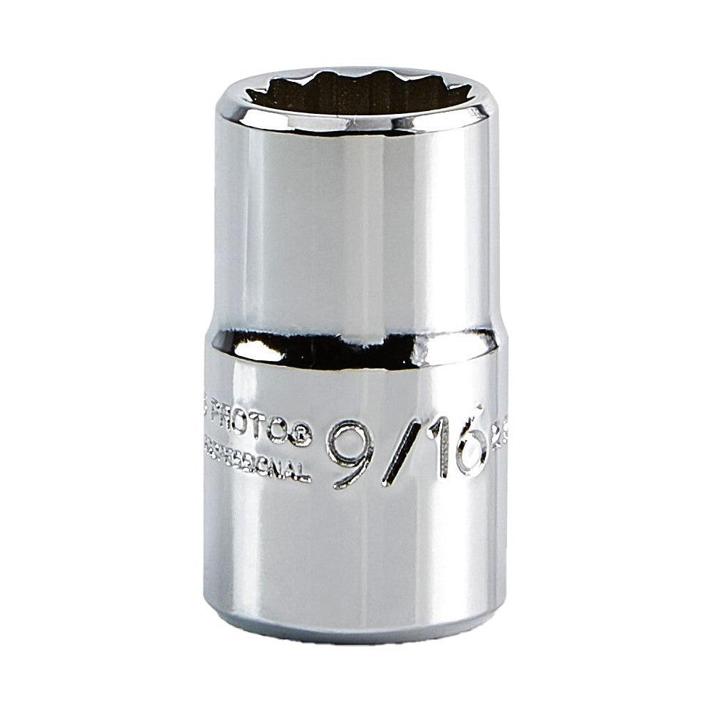 Proto J5418 Hand Socket 9/16" Socket, 12-Point