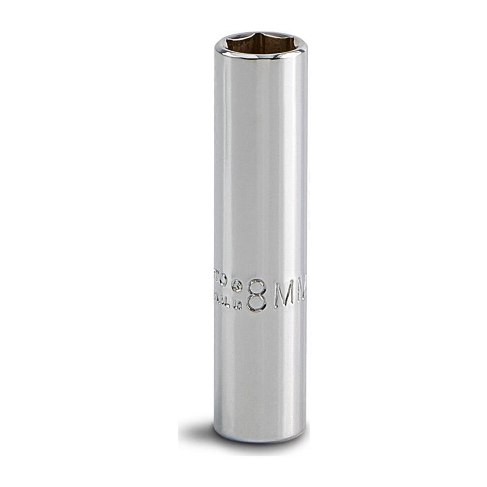 Proto J4708LM Deep Hand Socket 8 mm Socket, 6-Point