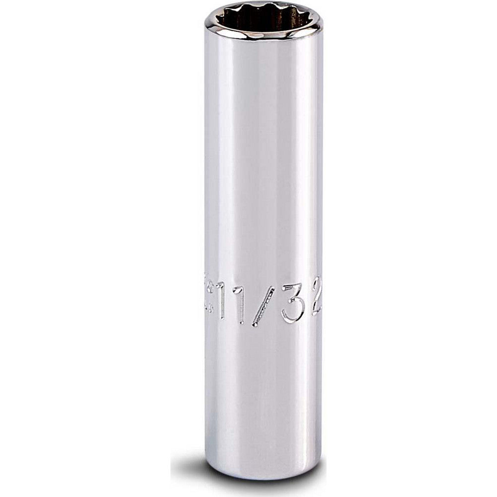 Proto J4711LT Deep Hand Socket 11/32" Socket, 12-Point