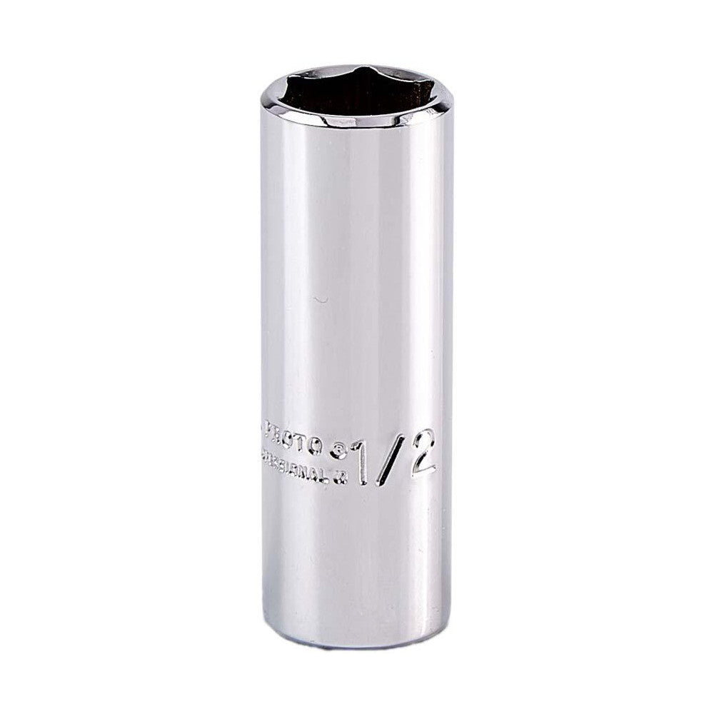 Proto J4716L Deep Hand Socket 1/2" Socket, 6-Point