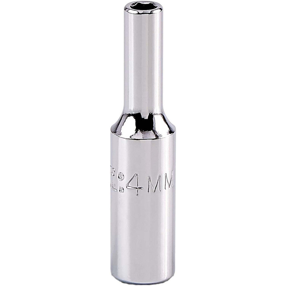 Proto J4704LM Deep Hand Socket 4 mm Socket, 6-Point