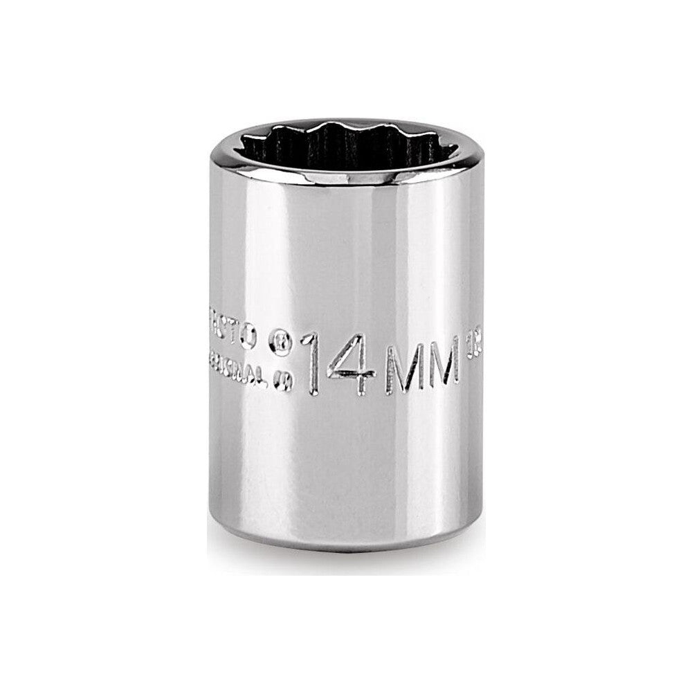 Proto J5214M Hand Socket 14 mm Socket, 12-Point