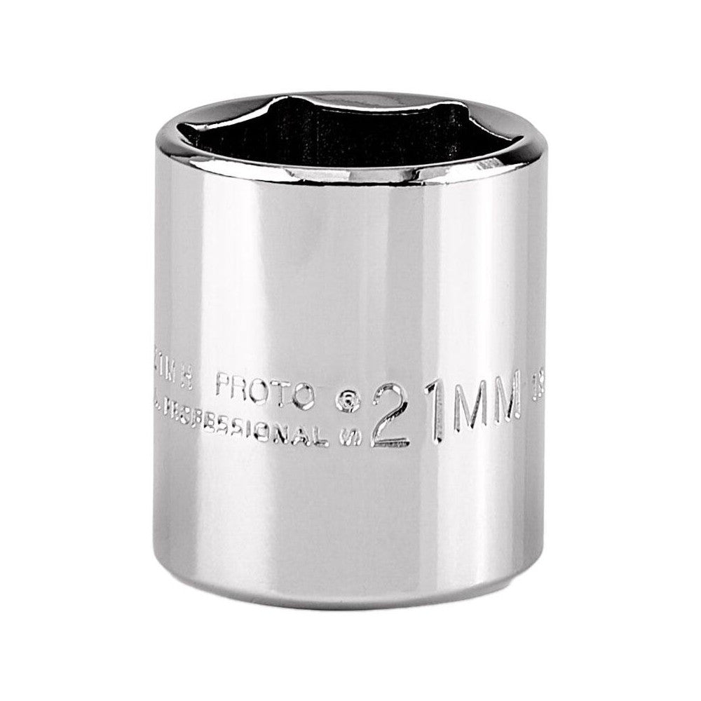 Proto J5221MH Hand Socket 21 mm Socket, 6-Point