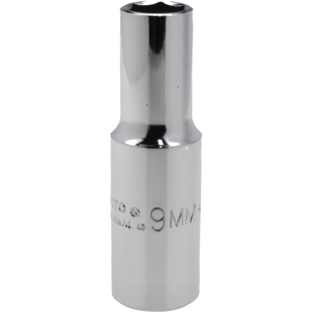 Proto J5009MH Deep Hand Socket 9 mm Socket, 6-Point
