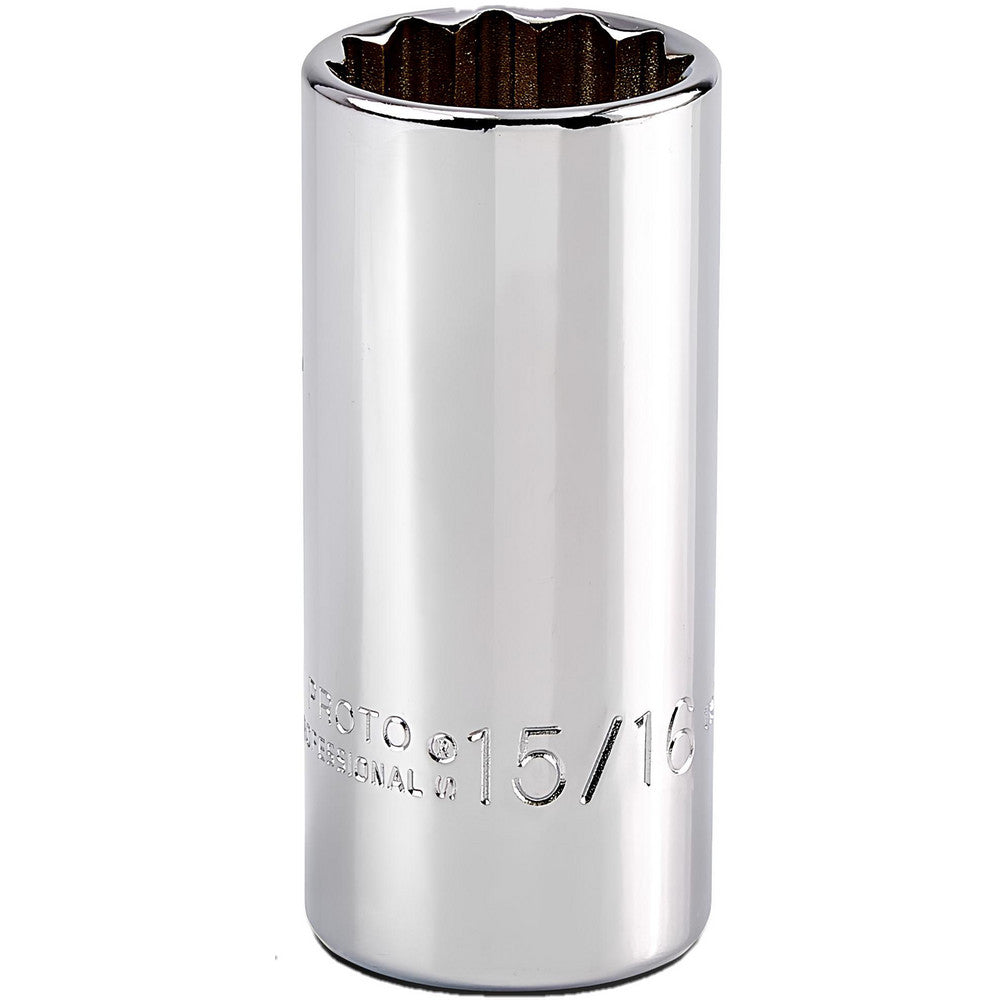 Proto J5030 Deep Hand Socket 15/16" Socket, 12-Point