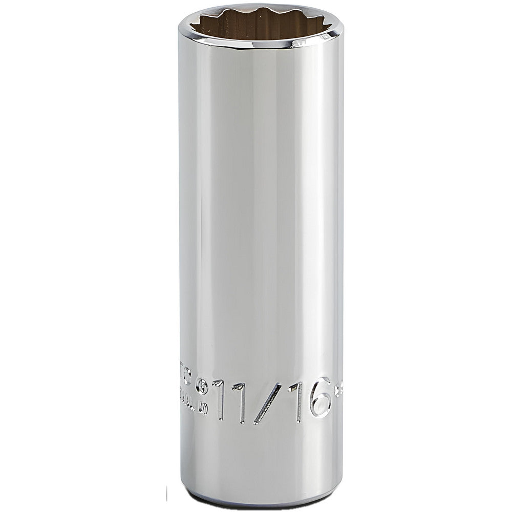Proto J5022 Deep Hand Socket 11/16" Socket, 12-Point